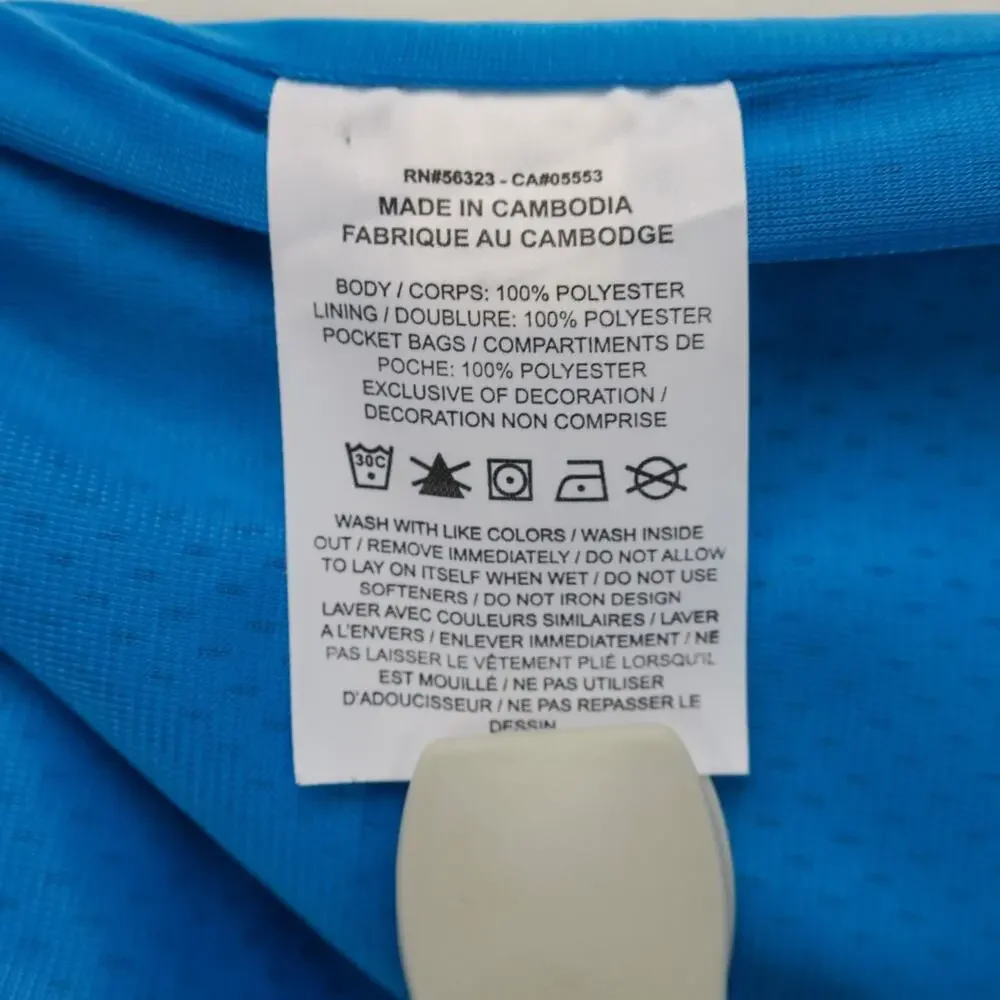 Nike Dri-FIT Mesh Gym Shorts Mens Large Blue Basketball Training Athletic